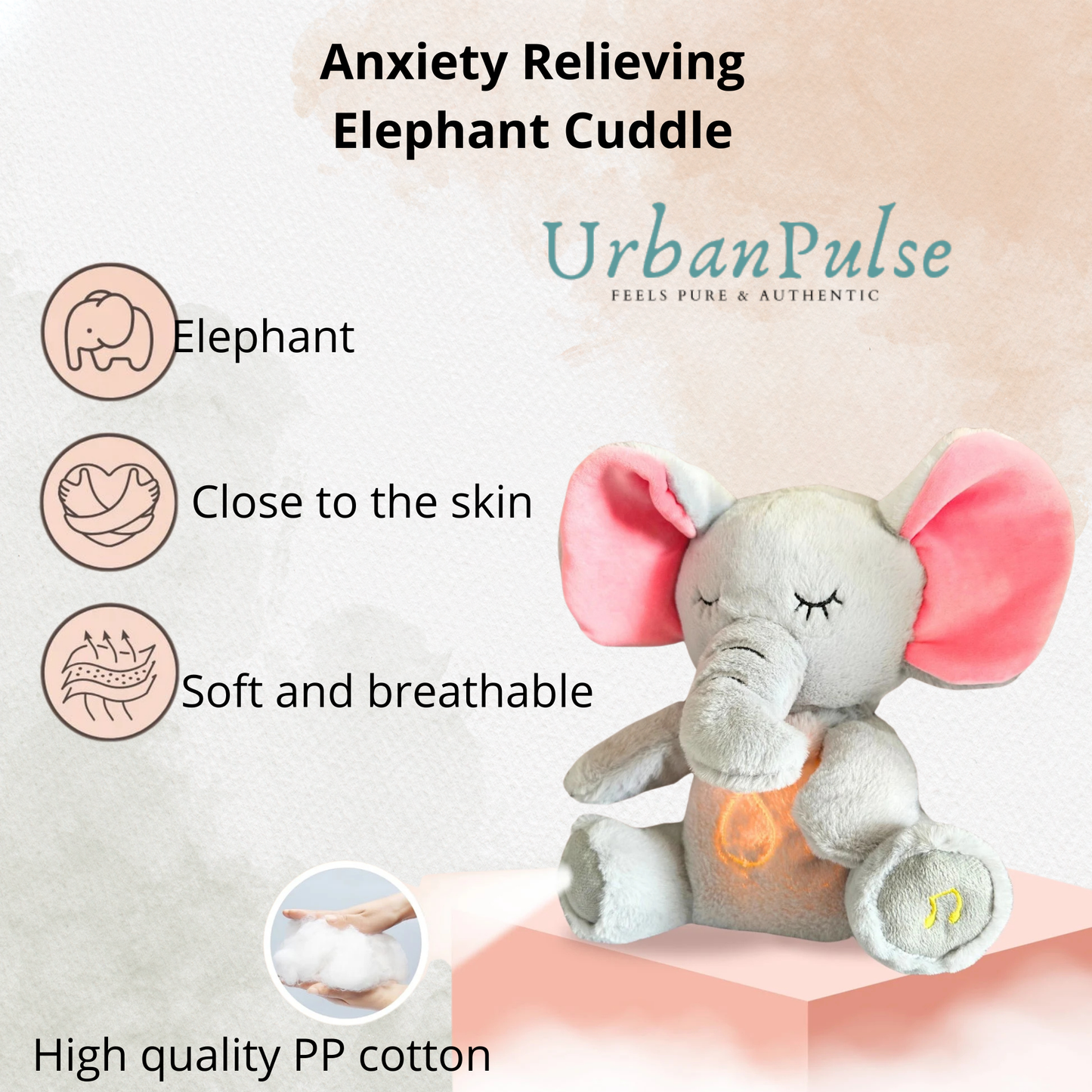 🐘 Beroligende søvnelefant