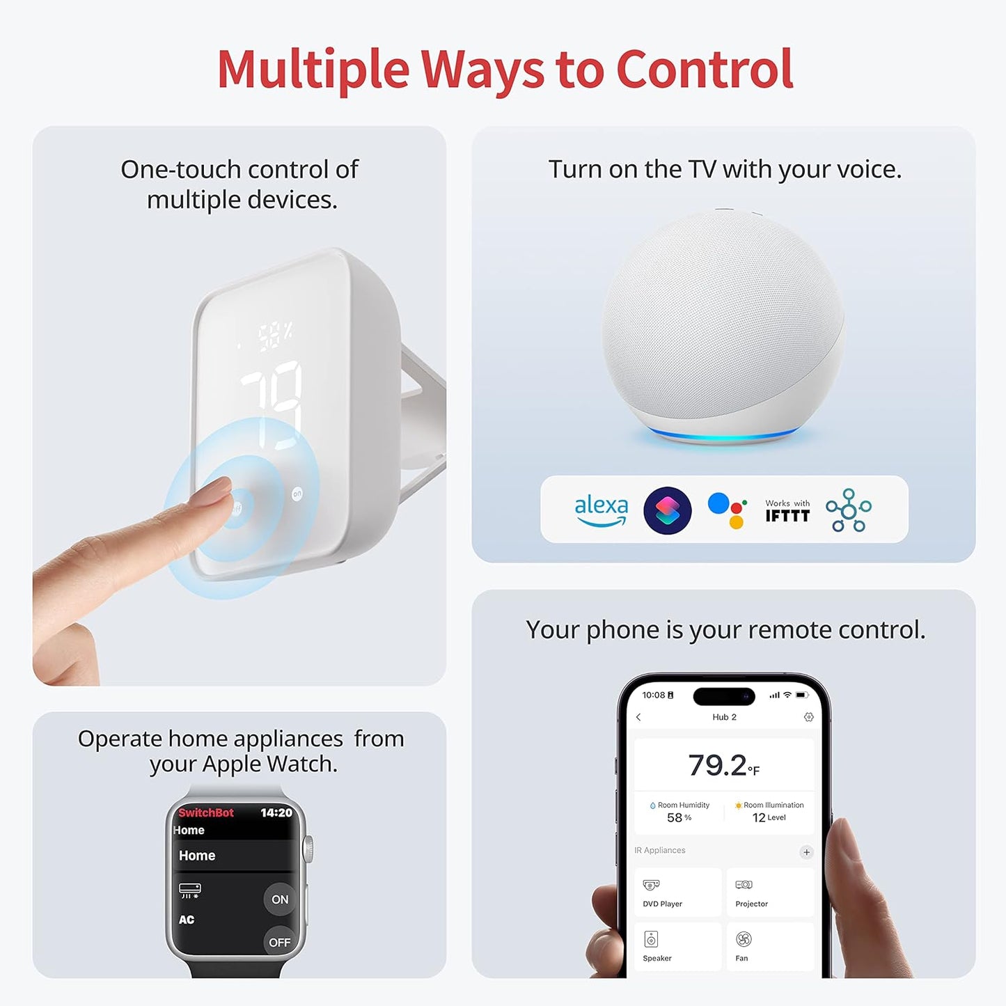 🔥 SwitchBot Hub 2 – Smart Home, gjort smartere.