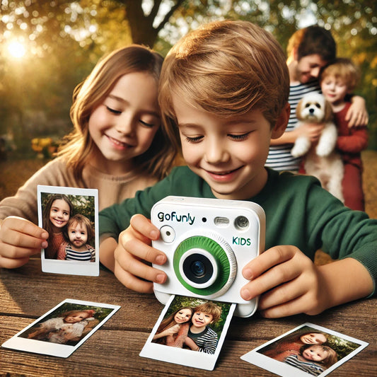 📸 Gofunly Kids Instant Print-kamera – Optag, print og afspil!